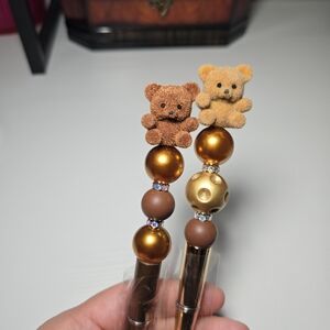 Charming Teddy Bear Pens